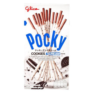 Pocky Cookies 'N' Creme Bastoncino Ricoperto Con Crema Alla Vaniglia E Biscotti Al Cacao 40G - American Mini Market