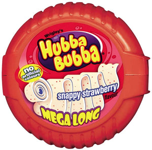 Hubba Bubba Tape Strawberry Nastro Di Gomma Da Masticare Al Gusto Fragola - American Mini Market