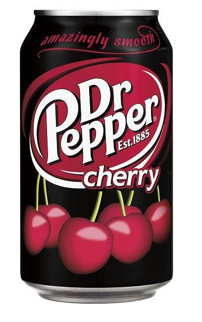 Dr Pepper Cherry 330Ml Soda Gusto Ciliegia