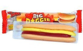 Gummi Zone Hot Dog Big Doggie Caramelle Gommose 32Gr